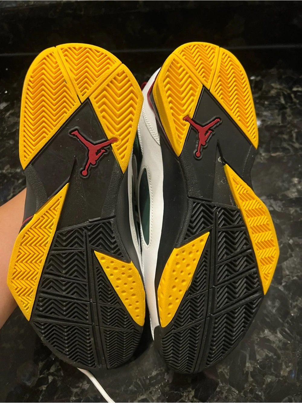 Air Jordan True Flight 'White Fir Amarillo